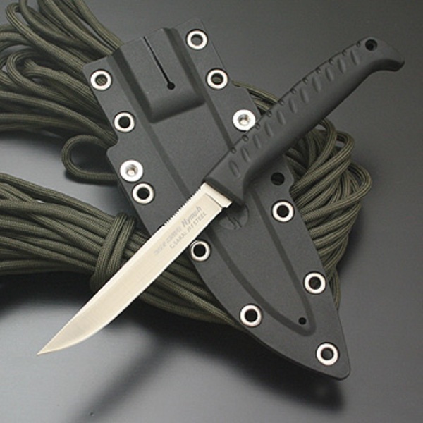 G･サカイ サビナイフ 「Nymph」 ニンフ ブラック (直刃)   シースナイフ