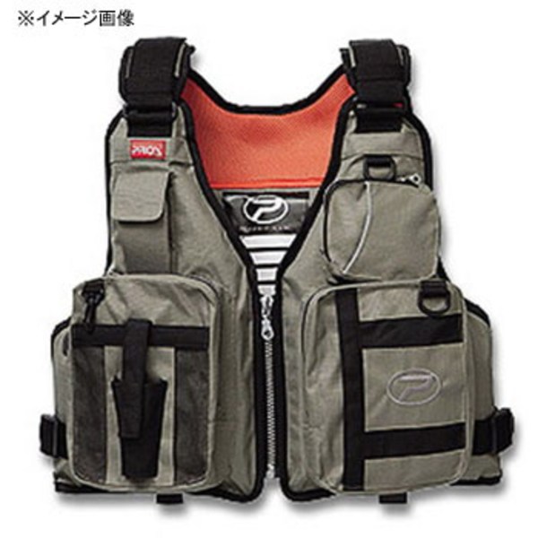 プロックス(PROX) フローティングゲームベスト PX387OG タックル収納付き