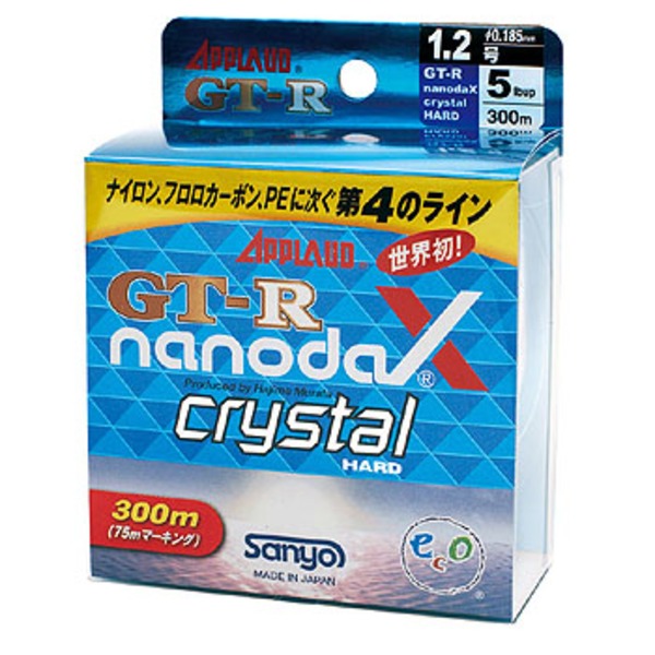 サンヨーナイロン GT-R ナノダックス クリスタルハード 300M   ブラックバス用ナイロンライン