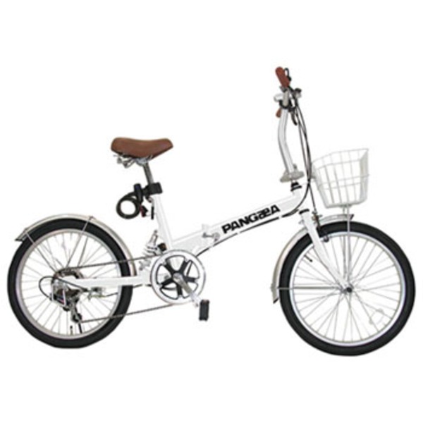 PANGAEA(パンゲア) ポタリング20インチ リアサス折りたたみ自転車(6段変速付き) 73378-12 20インチ変速付き折りたたみ自転車