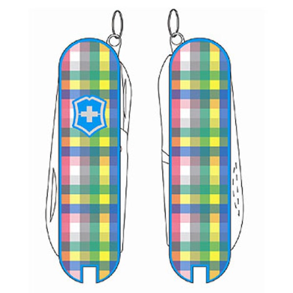VICTORINOX(ビクトリノックス) 「国内正規品」 「日本限定モデル」 マルチカラー･チェック (JAPAN LIMITED J040-CHE ツールナイフ