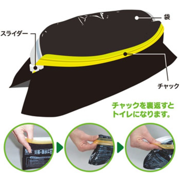 ビッグウイング ポーチトイレ 3枚セット   携帯トイレ