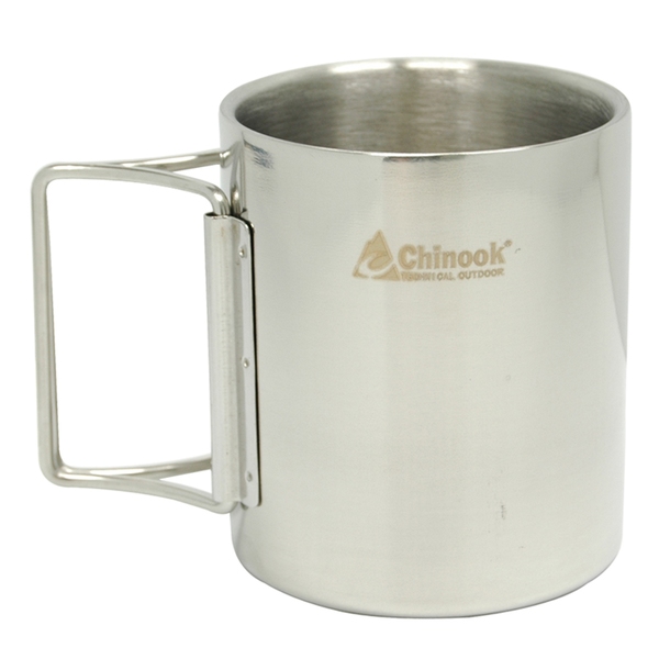 Chinook(チヌーク) ティンバーラインマグwithフォールディングハンドル 300ml 42125 ステンレス製マグカップ