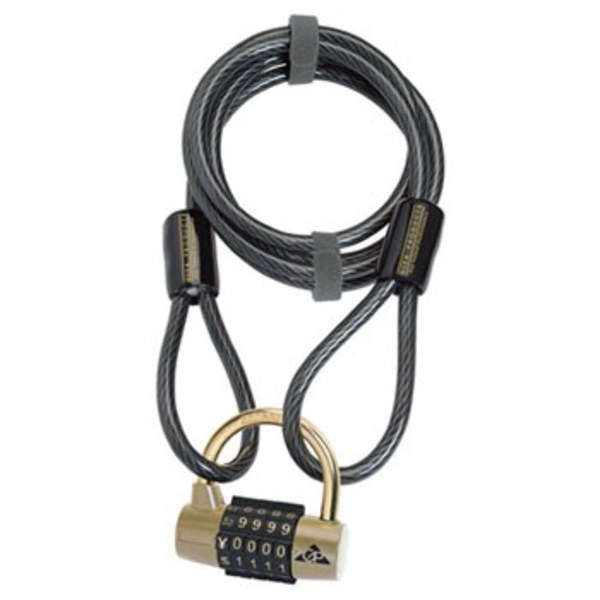 GIZA PRODUCTS(ギザプロダクツ) バンク ロック+ダブル ループ ワイヤー セット LKW1610200000 鍵･ロック