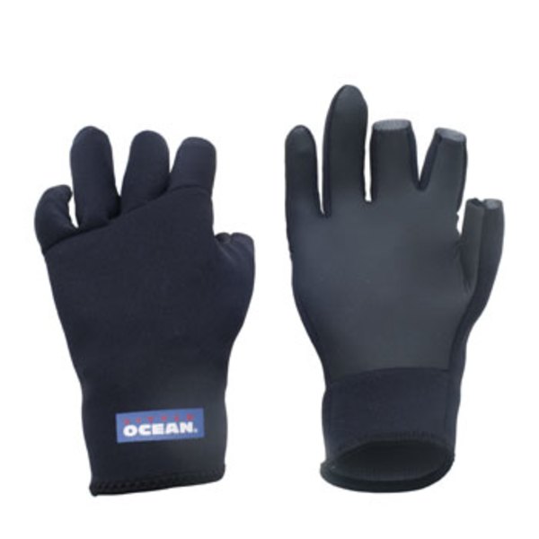 リトルオーシャン(LITTLE OCEAN) タイタニウムCRグローブ / 3フィンガーレス AC-35 スリーフィンガーレス(フィッシング)