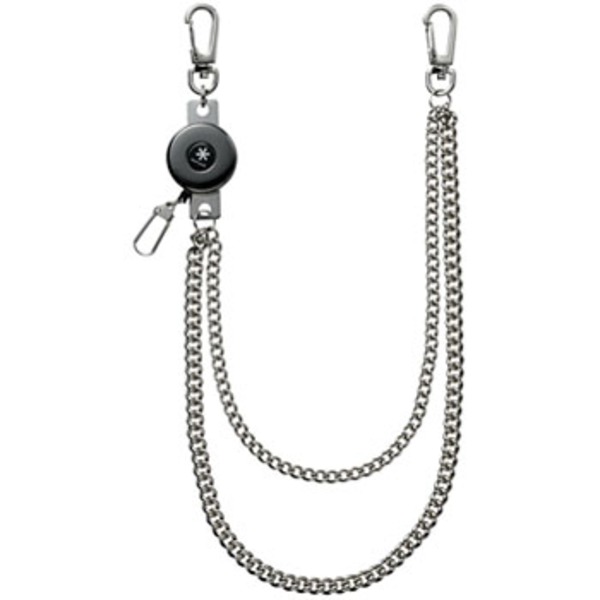 CARP(カープ) チェーンベルトピンオンリール ダブルチェーン AE-301BK ピンオンリール･キーホルダー･カラビナ