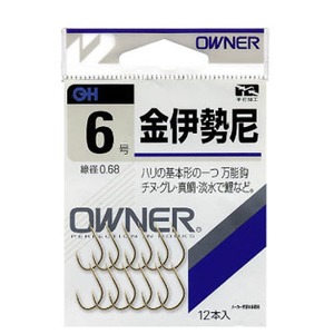 オーナー針 OH 伊勢尼 6号 金 10046 オーナー針 OH 伊勢尼 6号 金 10046