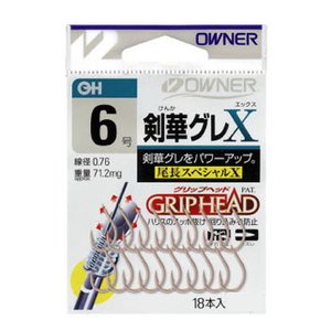 オーナー針 OH剣華グレX 6号 13156 オーナー針 OH剣華グレX 6号 13156