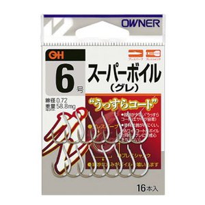 オーナー針 OHスーパーボイル(グレ) 6号 13183 オーナー針 OHスーパーボイル(グレ) 6号 13183