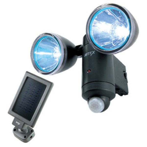 ライテックス(RITEX) 1W×2 LEDソーラーライト S-20L センサー&アラーム