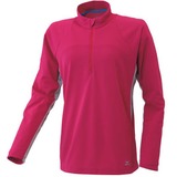 ミズノ(MIZUNO) サンケアディンプル鹿の子 長袖ジップネックシャツ Women’s 73EL321 シャツ･ポロシャツ(レディース)