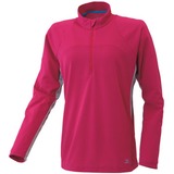 ミズノ(MIZUNO) サンケアディンプル鹿の子 長袖ジップネックシャツ Women’s 73EL321 シャツ･ポロシャツ(レディース)