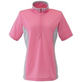 ミズノ(MIZUNO) ドライベクター･ライトインナー半袖ジップネックシャツ Women’s 73EL204 シャツ･ポロシャツ(レディース)