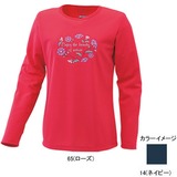 ミズノ(MIZUNO) ドライベクター･長袖プリントTシャツ Women’s 73TL305 Tシャツ･カットソー長袖(レディース)