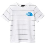 THE NORTH FACE(ザ･ノース･フェイス) S/S DACRON QD BORDER CREW kid’s NTJ30101 半袖シャツ(ジュニア/キッズ/ベビー)
