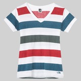 THE NORTH FACE(ザ･ノース･フェイス) PRINT BORDER TEE Women’s NTW32102 Tシャツ･ノースリーブ(レディース)