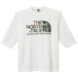 THE NORTH FACE(ザ･ノース･フェイス) 3/4 CAMOUFLAGE LOGO TEE Men’s NT32109 長袖Tシャツ(メンズ)