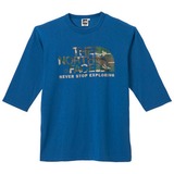 THE NORTH FACE(ザ･ノース･フェイス) 3/4 CAMOUFLAGE LOGO TEE Men’s NT32109 長袖Tシャツ(メンズ)