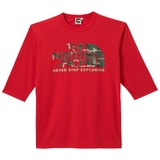THE NORTH FACE(ザ･ノース･フェイス) 3/4 CAMOUFLAGE LOGO TEE Men’s NT32109 長袖Tシャツ(メンズ)