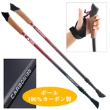 ロゴス(LOGOS) LOGOSノルダーカーボン 84719110 I型グリップトレッキングポール