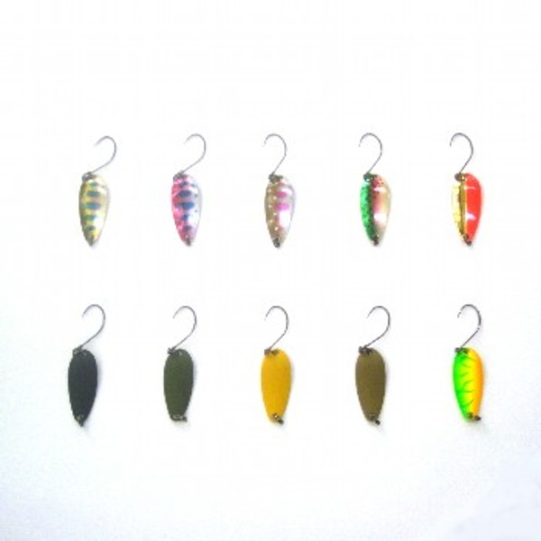 アングラーズドリームバイト クローバースプーン0.9g  管理釣場セット 伊藤セレクト   ルアーセット