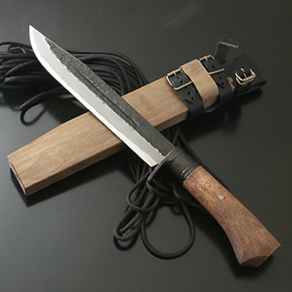 関兼常 関伝古式和鉄製錬 雷神狩猟匠･両刃 CW-31 和風刃物