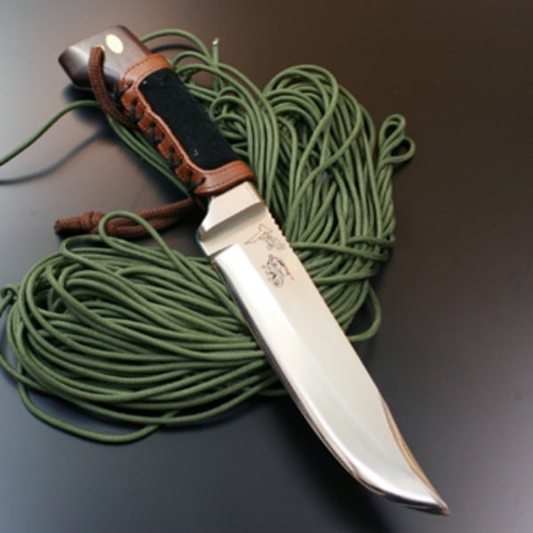 TSUGE(柘植) アンカライトナイフ (山人刀) 片刃 小 TG-6 シースナイフ