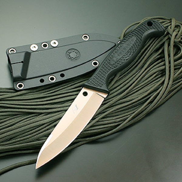 Spyderco(スパイダルコ) アクアソルト H-1 BK(直刃)   シースナイフ