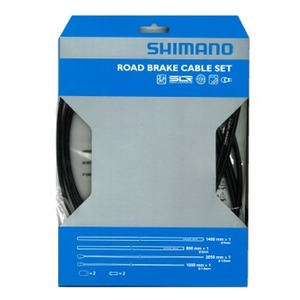 シマノ(SHIMANO/サイクル) ＰＴＦＥ ロード用ブレーキケーブルセット サイクル／自転車 ブラック Y-80098011