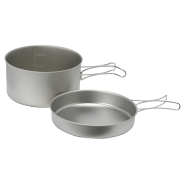 EPI(イーピーアイ) ATSチタンクッカーTYPE2-M TS-104 チタン製ソロクッカーセット