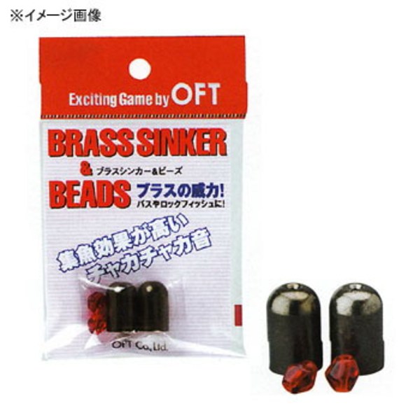 オフト(OFT) ブラスシンカー&ビーズ 639849 バレットシンカー