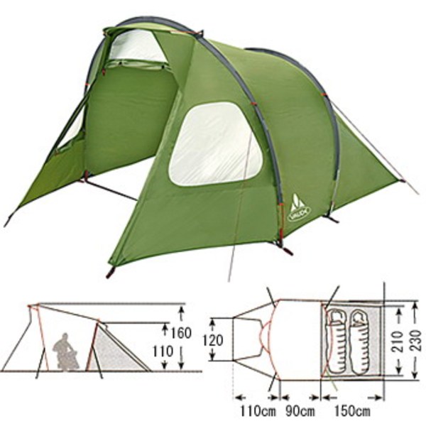 VAUDE(ファウデ) オペラ 2P 10750 ツーリング&バックパッカー