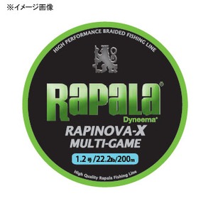 Rapala(ラパラ) ラピノヴァ・エックス マルチゲーム ２００ｍ ０．４号／８．８ｌｂ ライムグリーン RLX200M04LG