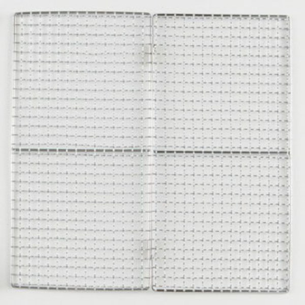 ロゴス(LOGOS) ピラミッドグリルL用焼き網(二つ折りモデル) 81064012 網､鉄板