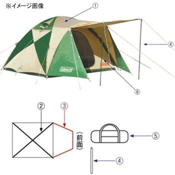 Coleman(コールマン) 【パーツ】 170T11104J No.3 フロントポール 170T11104J ポール