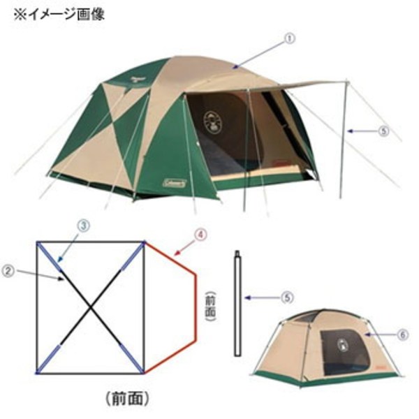 Coleman(コールマン) 【パーツ】 170T15005J No.5 キャノピーポール 170T15005J ポール