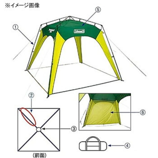 Coleman(コールマン) 【パーツ】 No.6 フラップ 170T15258J パーツ&メンテナンス用品