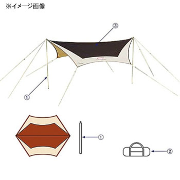 Coleman(コールマン) 【パーツ】 170T15757J No.3 タープスキン 170T15757J パーツ&メンテナンス用品