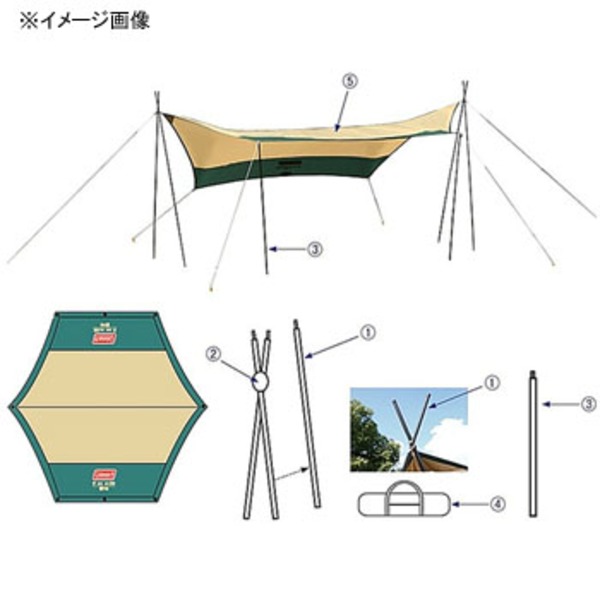 Coleman(コールマン) 【パーツ】 170T16557J No.5 タープスキン 170T16557J パーツ&メンテナンス用品
