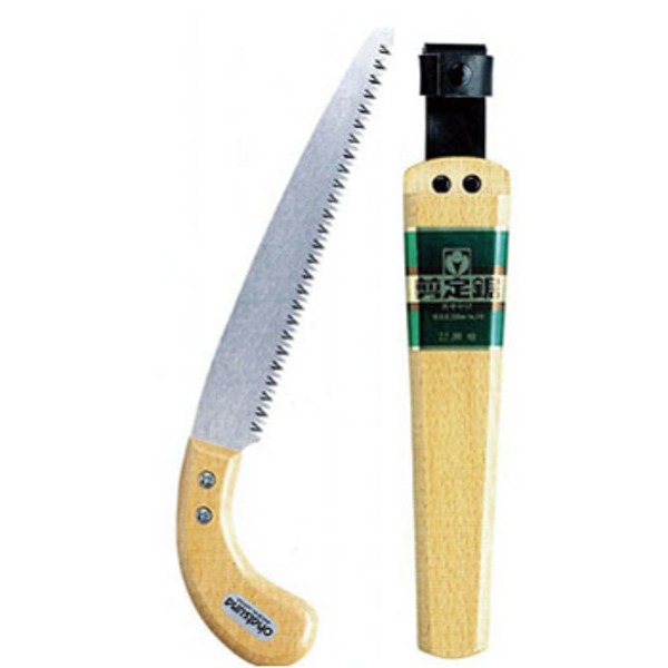 藤本産商 110 岡恒 剪定鋸 木鞘付 690197 剪定バサミ･刈り込みバリカン