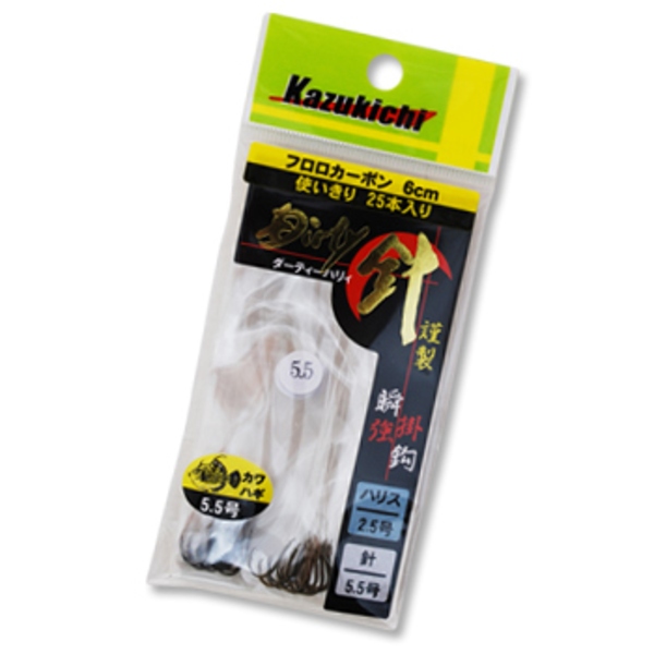 数吉漁具(KAZUKICHI) ダーティーハリー 糸付きシングル DHS5525 仕掛け