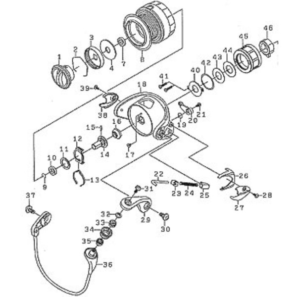 ダイワ(Daiwa) パーツ:11フリームス 2506 スプール(2-8) NO.008 128610 1000～2500番用スプールパーツ