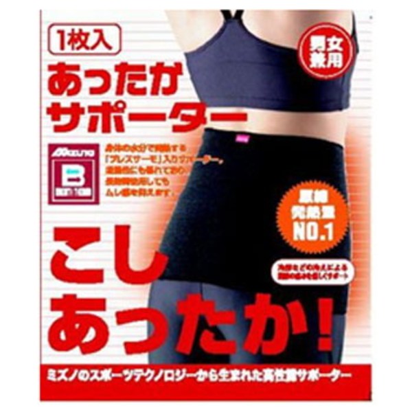 ミズノ(MIZUNO) ブレスサーモ 腰用サポータ 19SY531 サポーター