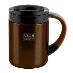 キャプテンスタッグ(CAPTAIN STAG) シーエスプリ ダブルステンレスマグカップ ２８０ｍｌ ブラウン M-5369