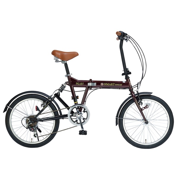 マイパラス(MY PALLAS) 折畳20･6SP･リアサス SC-07 20インチ変速付き折りたたみ自転車