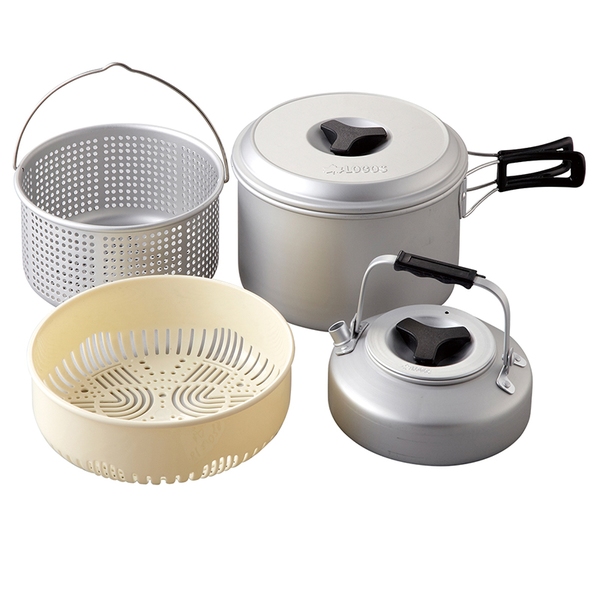 ロゴス(LOGOS) パスタクック5 81210203 アルミ製ソロクッカーセット