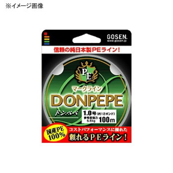 ゴーセン(GOSEN) PEマークライン ドンペペ 100m GB01015 オールラウンドPEライン