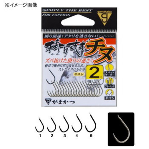 がまかつ(Gamakatsu) バラ 掛りすぎチヌ 68131 バラ針