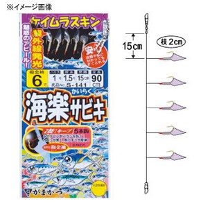 がまかつ(Gamakatsu) 海楽サビキ 鈎７号／ハリス１．５ 45854