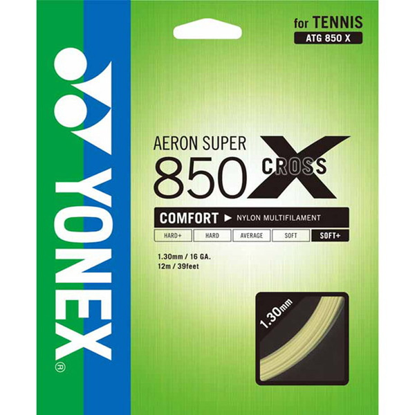ヨネックス(YONEX) ソフトテニス用ガット エアロンスーパー850クロス ATG850X 軟式用ガット･ストリング